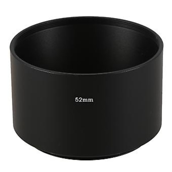 Kamerafilter Skruvmontering 52mm Metall Tens Motljusskydd
