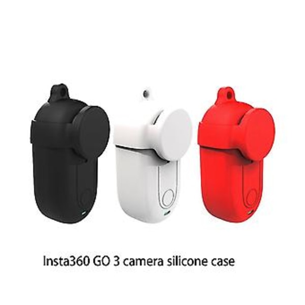 Silikonskal Skyddsfodral för Go 3-kamera Functal Tumkamera Tillbehör,