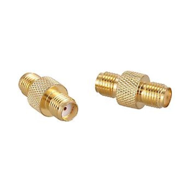SMA Hun til Hun Barrel Adapter RF Koaksial Konnektor Lige, guld