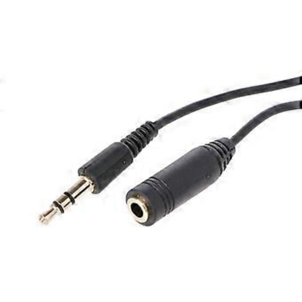 3,5 mm Jack Audio Han til Hun Forlængerkabel med Mikrofon Stereo Audio Forlængerkabel Kompatibelt til PC Hovedtelefoner