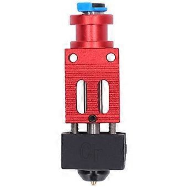 Extruder Hotend Kit Aluminiumlegering Plug and Play för CR10 för Ender 3 V2 3 Pro 3S 3D-skrivare Röd