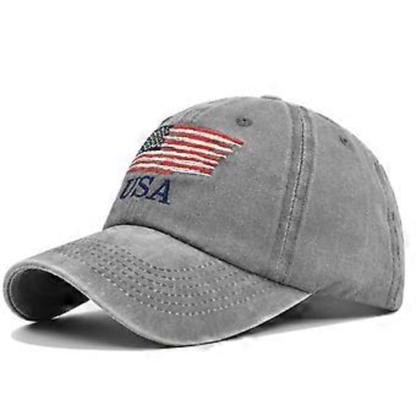 Eurooppalainen ja amerikkalainen pesty ja vanha amerikkalainen baseball-lippis, brodeerattu lippalakki, USA-brodeeraus baseball-lippis