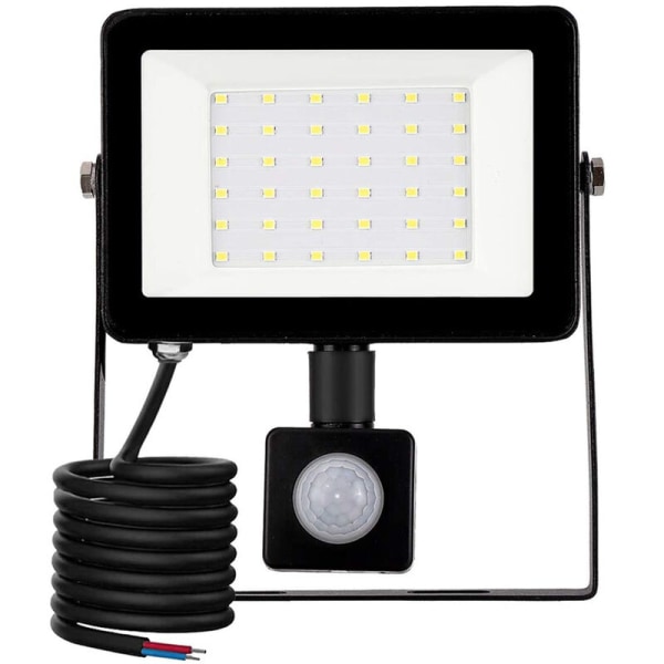 Outdoor LED Flood Light, 30W Motion Sensor Outdoor Light 6500K Outdoor LED Spotlight, IP66 Security Lamp, for Garden Construction Site Patio