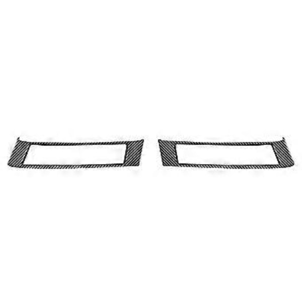 Bil Instrumentbräda Sida Luftutsläpp Ram Trim Klistermärke för EV9 2023 2024 Interiörtillbehör Kolfiber
