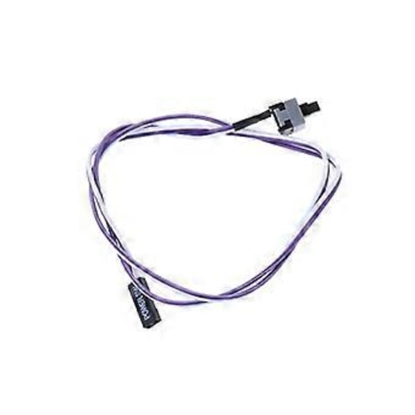1-pack 2-stifts SW PC Strömkabel På/Av Tryckknapp Datorbrytare Kabel 0,48m
