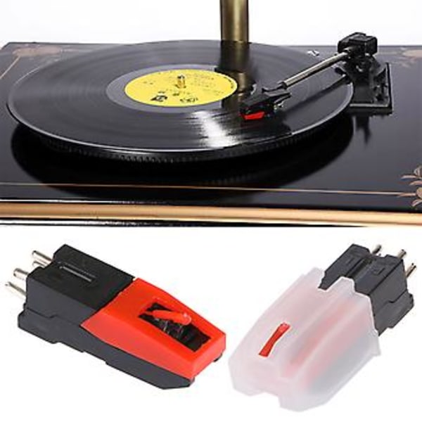 Vinylplatespiller Stereo Keramisk Pickup Cartridge Stylus Fonografer Tilbehør