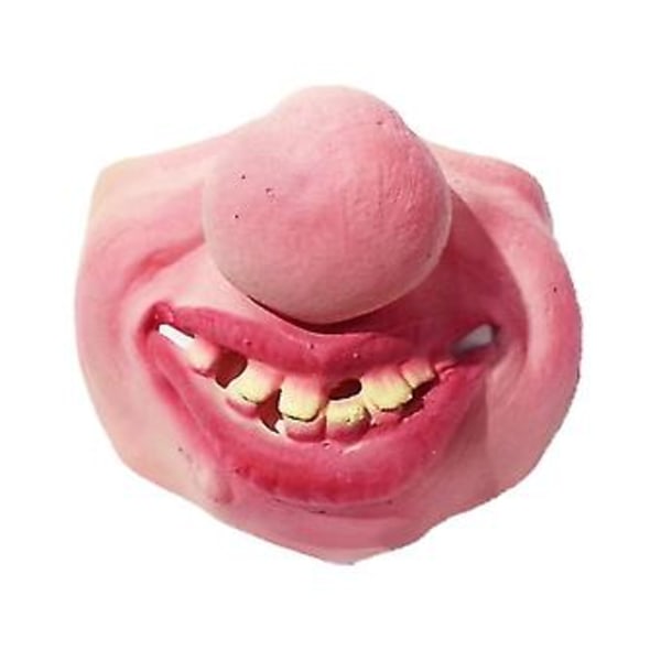 Halvmasker med skräcktema, Rolig vuxenfestmask Latex Clown Halvmasker Halloweenfestdekor Branschledande standarder