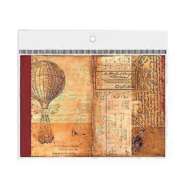 40 Ark Vintage Scrapbook Papir - Dekorativt Hobbypapir for DIY-Prosjekter