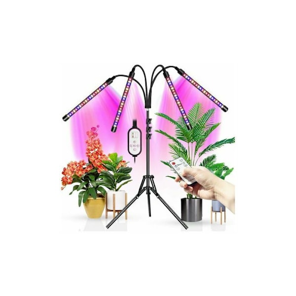 -LED Grow Lights with Tripod for Indoor Plants 80 Full Spectrum LED Floor Lamps with Dual Timer Controllers