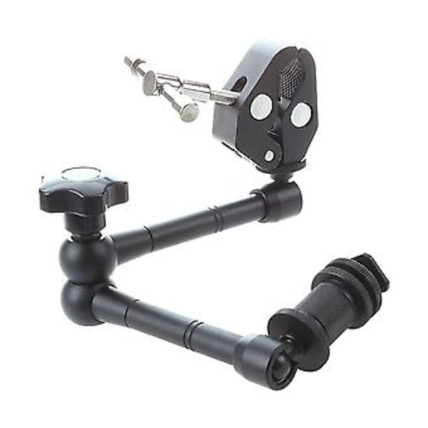 11\" Tommers Friksjonsleddet Arm + Krabbetang Klemme For DSLR