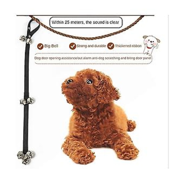 2 Styk Pet Døre Hunde Ud Alarmdør Lanyard Guide Hundedør Justerbar