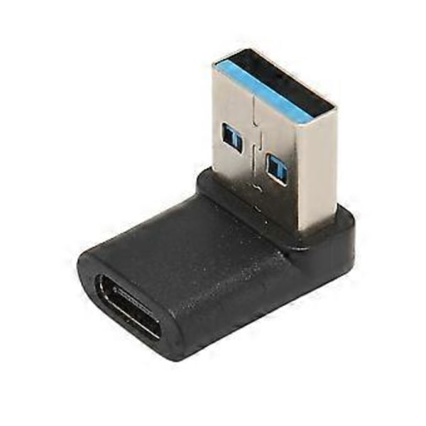 Oikeakulmainen USB C - USB A -sovitin 10 Gbps Plug and Play USB A 3.0 uros - USB C 3.1 naaras -sovitin PC-kannettavalle