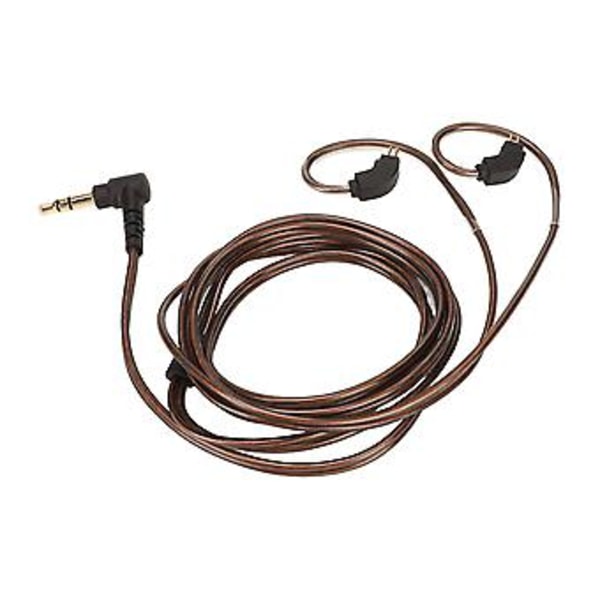 Oppgraderingskabel for øretelefoner, 2-pinners 0,78 mm kontakt, 3,5 mm plugg, erstatningsledning for ørepropper for AS10 AS06 AS10 ZST ZS3AS10 AS06