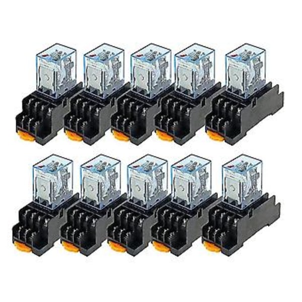 10st My4nj 14pin Elektronisk Mini Elektromagnetisk Relä 5a Spole, ac220v