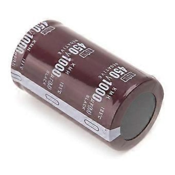 Højfrekvent 450V 1000uF Elektrolytisk Kondensator Volumen 35x60mm til Mikroprocessorstyring, Strømkonvertering og Mere