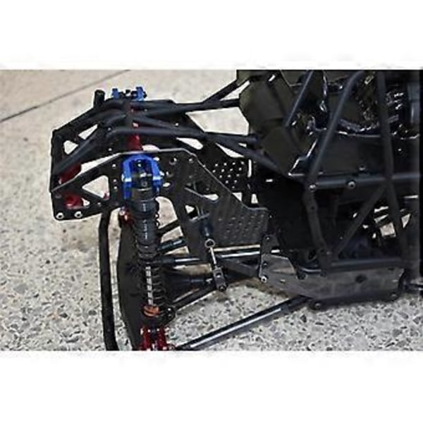 Carbon Fiber Front Bag Universal Beskyttelsesplade til 4WD Solid Aksel 1/8 RC Bil Opgraderingsdele