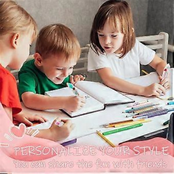 DIY Sarjakuva Painettava Koristekynä, Ally-Pocket Teippikynä, Söpöt Eläimet Scrapbooking Päiväkirjan Koristeteippikynä, C-12KPL