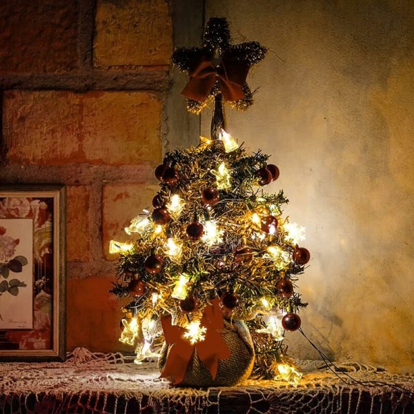 Jultomte ljusslinga 3M LED ljusslinga gardin romantisk dekoration för inomhus utomhus jul festliga tillbehör, bröllop, födelse