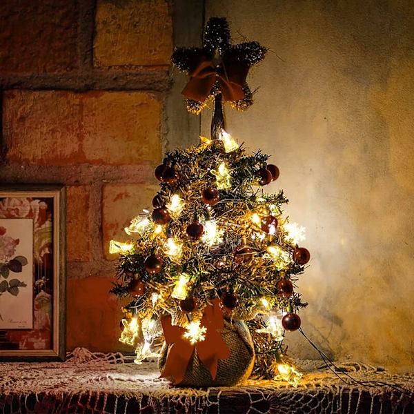 Santa Claus Fairy Lights 3M LED Lysstreng Lysgardin Romantisk Dekorasjon for Innendørs Utendørs Julefest Festlige Rekvisita, Bryllup, Fødsel