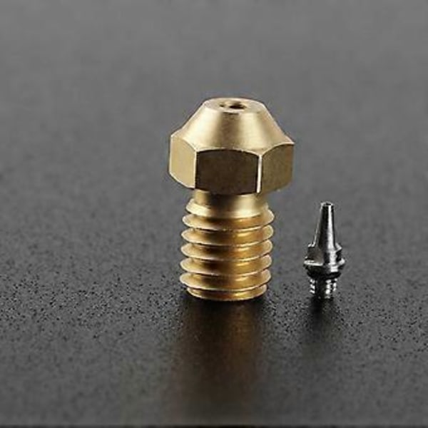 3 Stk. 0.2/0.3/0.5 Ekstruder Dyse Print til Hoved med Aftagelige Rustfri Stålspidser til E3D V6 Hotend Dyse 1.75mm