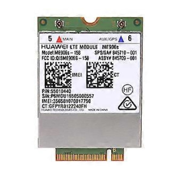 Mobilt bredbandskort för HP LT4132 LTE HSPA+ 4G-modul för huawei ME906S ME906S-158