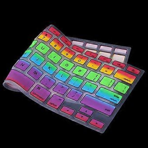 Silikonskydd för tangentbord, skyddande skal för Macbook Pro 13\" 15\"