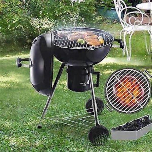 Kullkurv Rustfritt Stål Kullholder, Kullbeholder Konturformet Kullbrikett Grillkurver (2 Stykker)