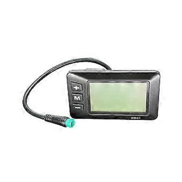 LCD GD01 LCD-mittari, polkupyörän litiummuunnossarjan lisävarusteet 36V48V vedenpitävä pistoke