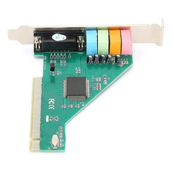 Pci-lydkort 4.1-kanals datamaskin Desktop Innebygd lydkort Internt lydkort Stereo Surround