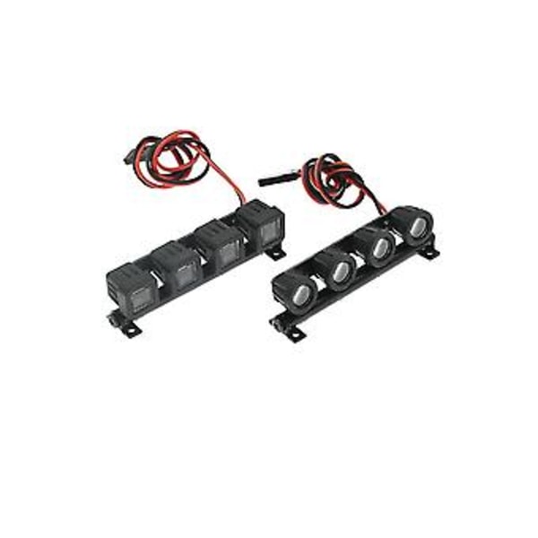 LED Bar Taklampe S For Axial Scx24 Fcx24 Jimny D12 Mini 1/18 1/24 Rc Crawler Bil,2
