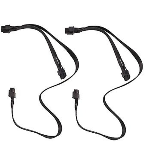 2 stk. Pci-e 8pin 1 til 2 Port 6+2pin Splitter Kabel Dobbelt Pcie 8 Pin 6pin Til V550 V650 V7
