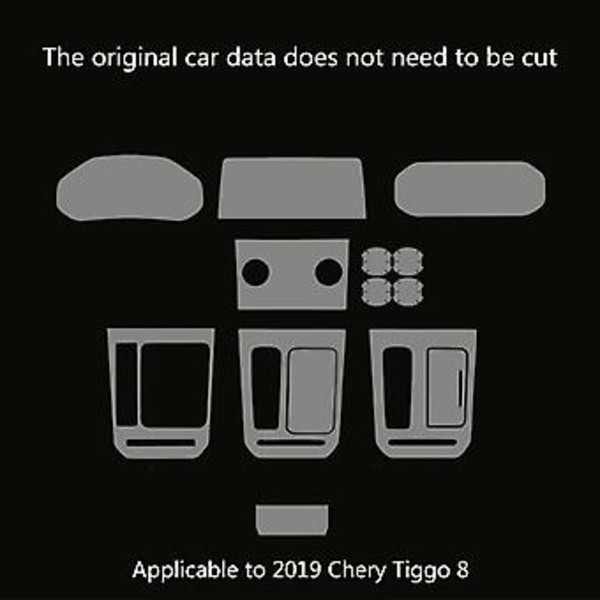 TPU Bil Växelspak Instrumentbräda GPS Navigationsskärm Film Skyddsdekal för Chery Tiggo 8 Pro Tiggo 8 Gls Anti-repa 2020