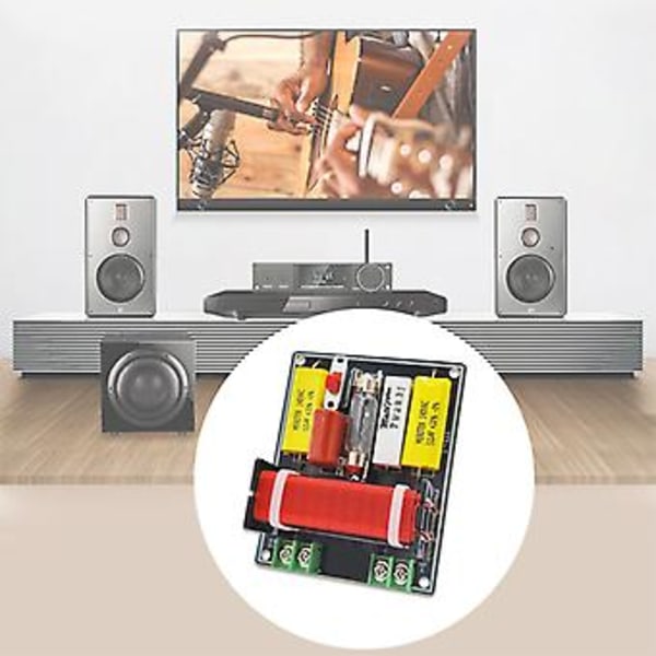 Frekvensdelare Steg Video Ljud Stereo Delningsfilter Enheter Högtalare