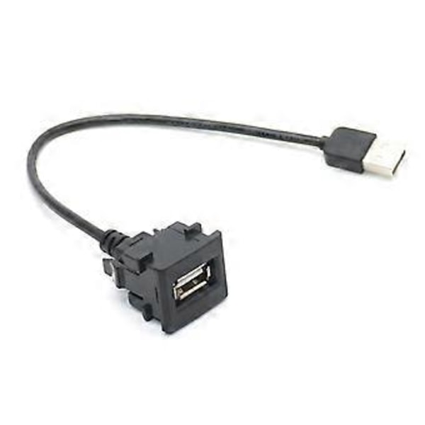 Bil Dashbord Feste USB Port Panel Mann til Kvinne Plast Skjøteledning