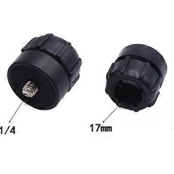 1/4 Skruvadapter till 17mm Kulhuvudfäste Anslutning för Kameramonteringshållare
