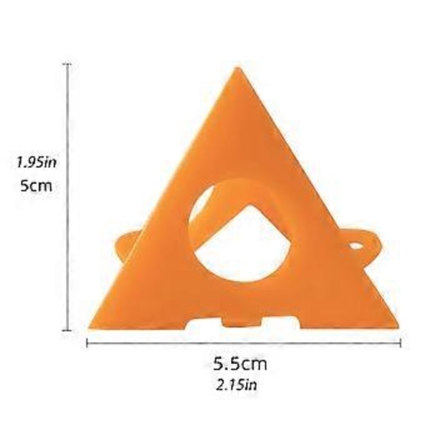 10 kpl Kartiotukiteline ABS-muovista, maalausteline, pyramidinostin kaapin oville ja huonekaluille