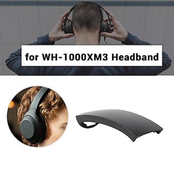 Hovedbøjle Udskiftning Til Wh-1000xm3 Xm3 Trådløse Støjreducerende Over-ear Hovedtelefoner Sort