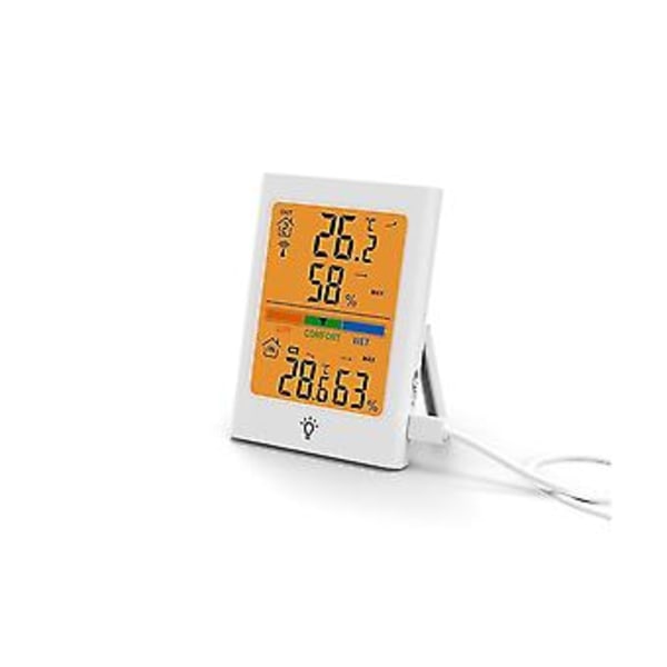 Digital Inom- och Utomhustermometer och Hygrometer B