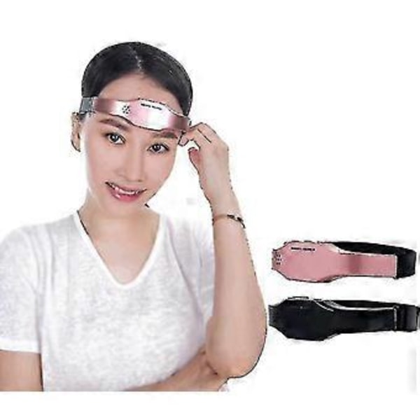 Hovedmassager Smart Søvn Instrument Elektrisk Genopladelig Massager (sort)
