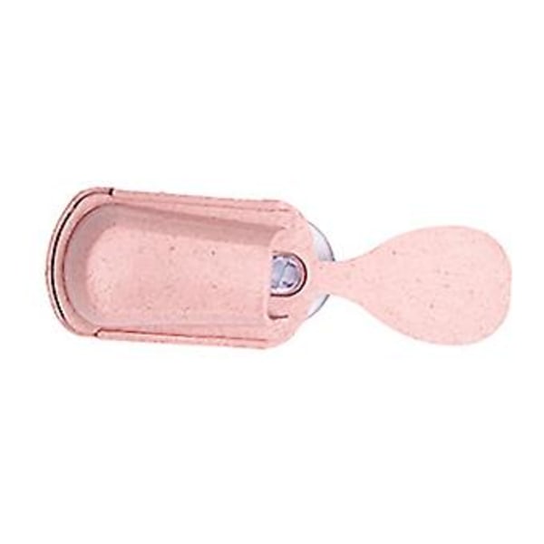 Multifunktionel Køkken Risske Opbevaringsstativ Riskoger Side Skeholder Køkkenredskab Pink