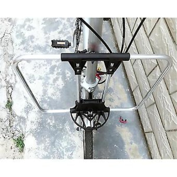 Fällbar Cykel Främre Pakethållare Väska Fäste Cykel Främre Lastpakethållare Väskor För