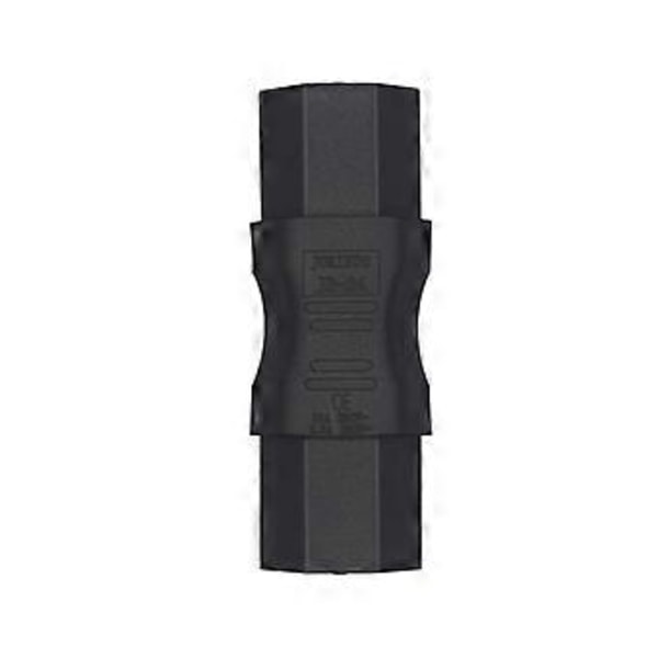 Svart IEC 320 3-Pin C15 Hona Kontakt Konverterare 3 Terminaler Adapter för PDU-UPS