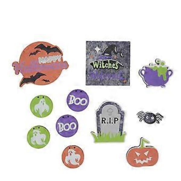 11 kpl Aave Miniatyyri Hieno Muodonmuutoksia Estävä Kevyt Säänkestävä Kurpitsa Halloween Figuriini Juhlatarvikkeet