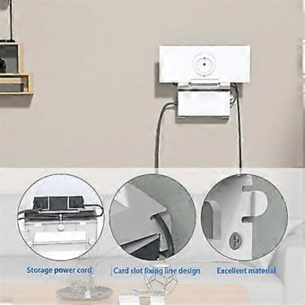 2-i-1 til Gen 3/V3 Routerbeslag & Strømforsyningsbeslag Holder - Internet Kit Satellit, Stabilitetsvægholder