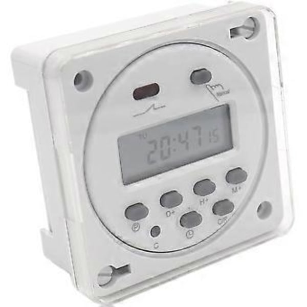 Digitaalinen LCD-virtalähde viikoittain ohjelmoitava ajastinrele, Cn101a, DC 24V, 16A