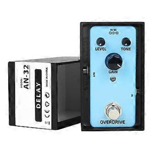Elektrisk Gitar Overdrive Effektpedaler Mini Enkel Type DC9V True Bypass