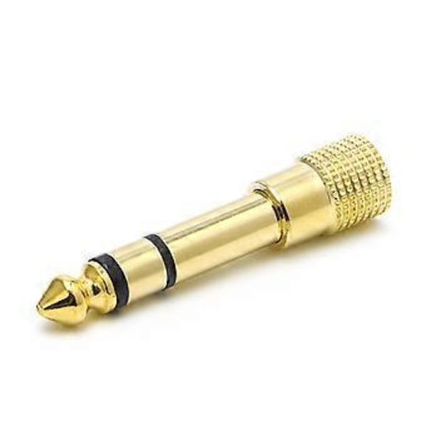 6,5 mm 1/4\" Urosliitin - 3,5 mm 1/8\" Naarasliitin Stereo Kuuloke Äänensovitin