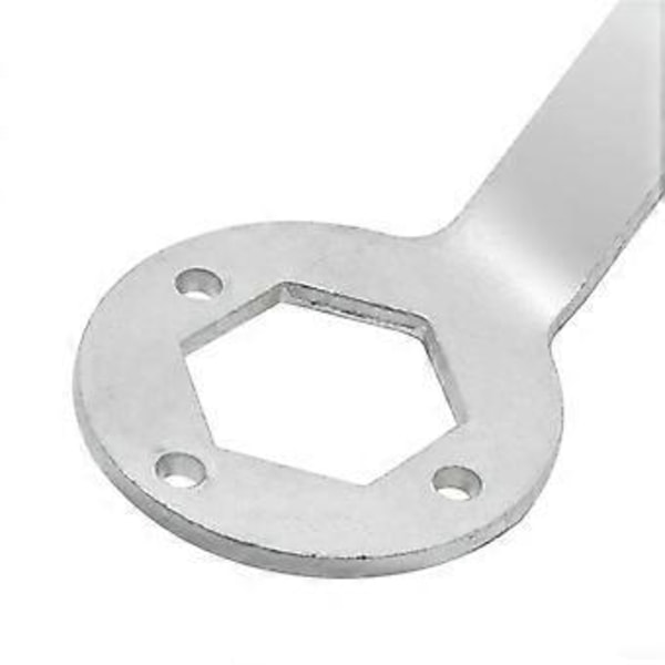 Pesukoneen kytkimen avain, purku, sisäruuvimutterin irrotus, kaksipäinen pitkä hylsyavain 36/38mm - Musta