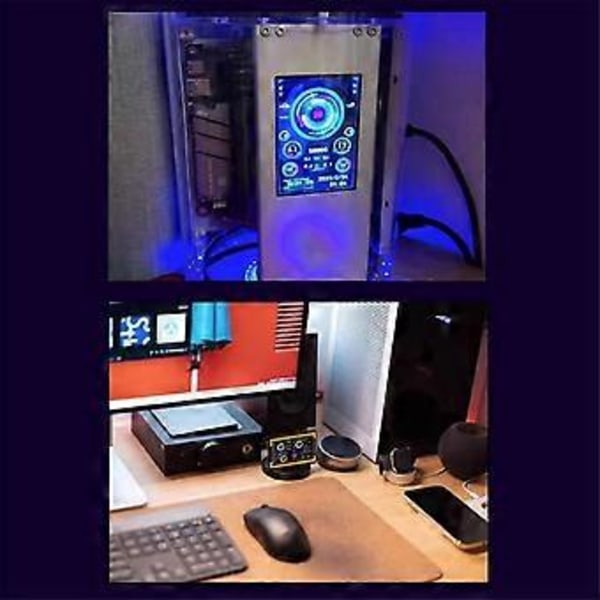 3,5 tuuman IPS TYPE-C toissijainen näyttö tietokoneelle, toissijainen näyttö tietokoneen CPU:lle, GPU:lle, RAM:ille, HDD:lle, ei tarvitse AIDA64 A