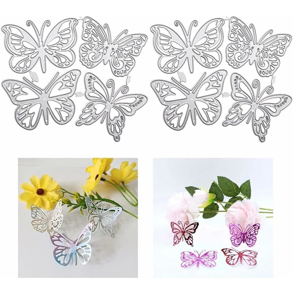 Scrapbooking-skärmaskiner Skärmaskiner, Fjärilsklippmaskiner Metallstencil för Scrapbooking Präglingsalbum Papperspresentkort